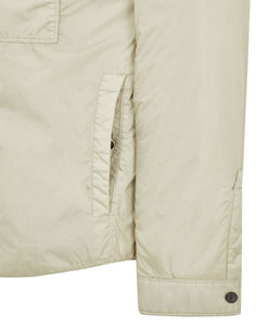 Stone Island Crinkle Reps R-Ny With Primaloft-Tc Overshirt In Stucco