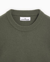 Load image into Gallery viewer, Stone Island Crew Neck Knit Sweatshirt Khaki
