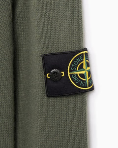 Stone Island Crew Neck Knit Sweatshirt Khaki