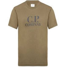 Load image into Gallery viewer, Cp Company Junior Goggle T-Shirt In Cumin
