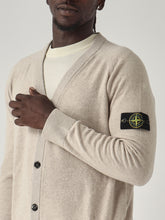 Load image into Gallery viewer, Stone Island RWS Wool Cardigan In Stucco
