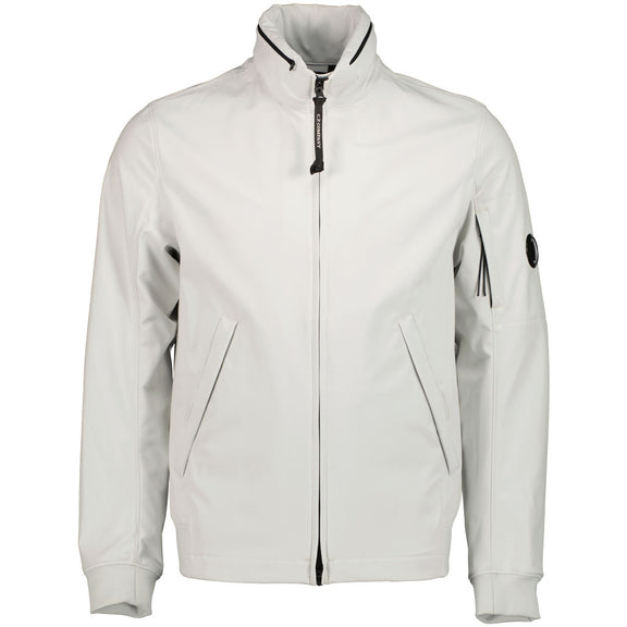 Stone island soft shell on sale white