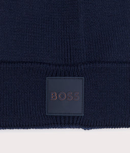 Hugo Boss Foxxy Beanie In Navy