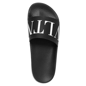 Valentino VLTN Logo Sliders in Black