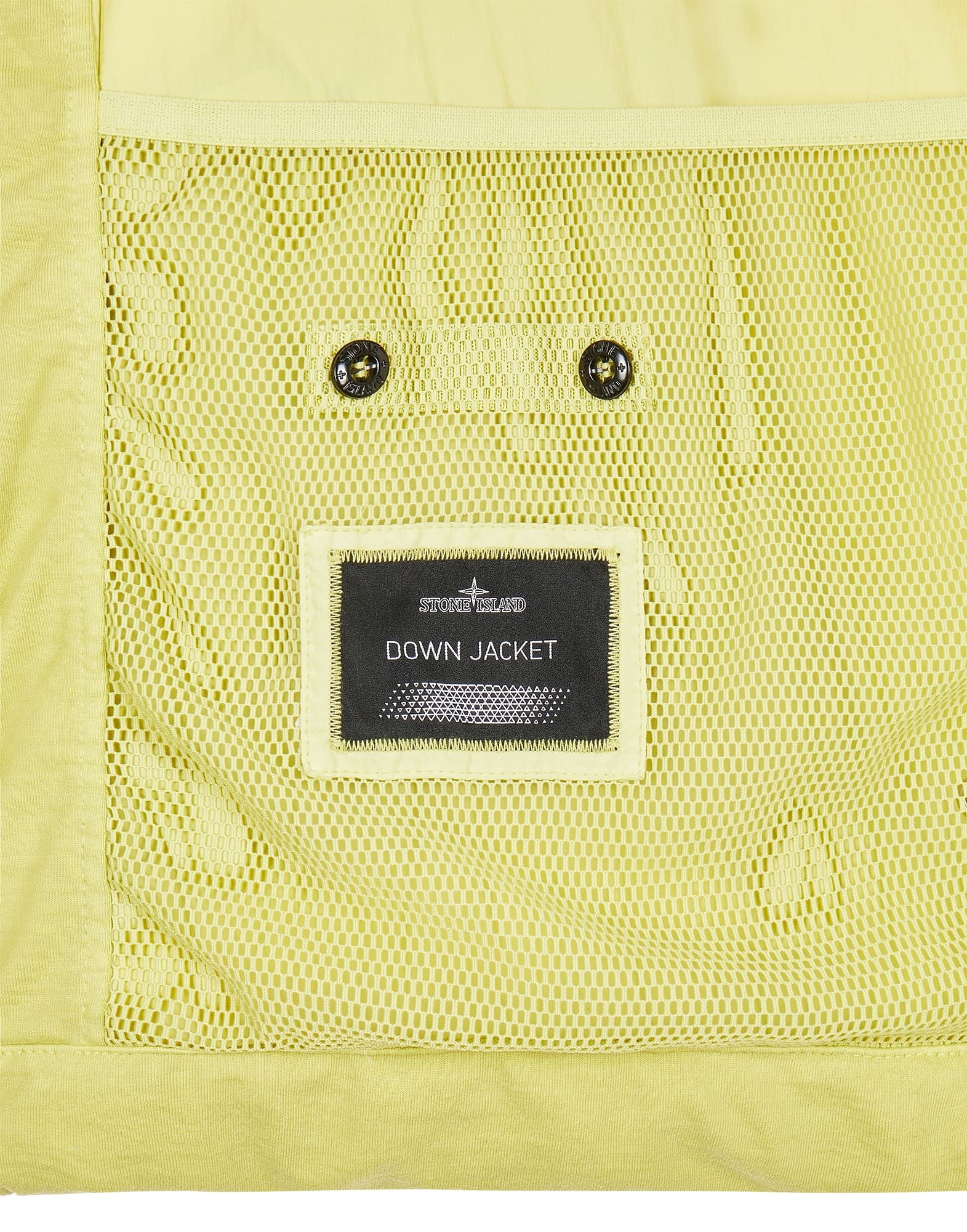 Stone Island Shadow Project High Density R-Nylon Jersey Coat in Yellow