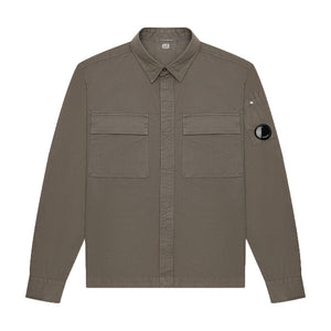 CP Company Gabardine Lens Shirt in Grey